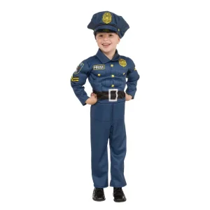 Super Police Kids Fancy Dress Costume - Size Medium