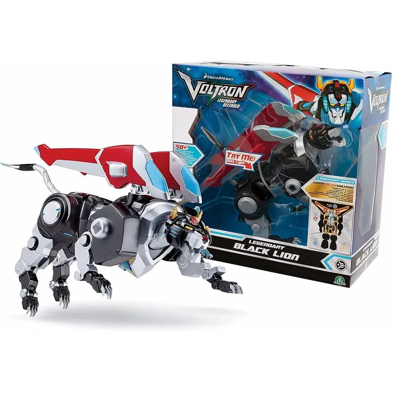 Voltron  Legendary Black Lion, Light and Sounds Action Toys & Playsets