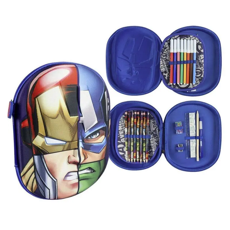 Marvel Avengers 3D Filled Pencil Case
