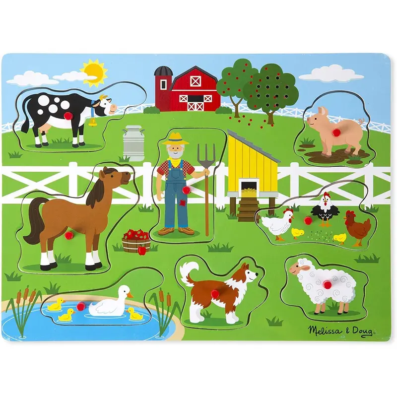 Melissa & Doug 10738 Old Macdonald's Farm Sound Puzzle