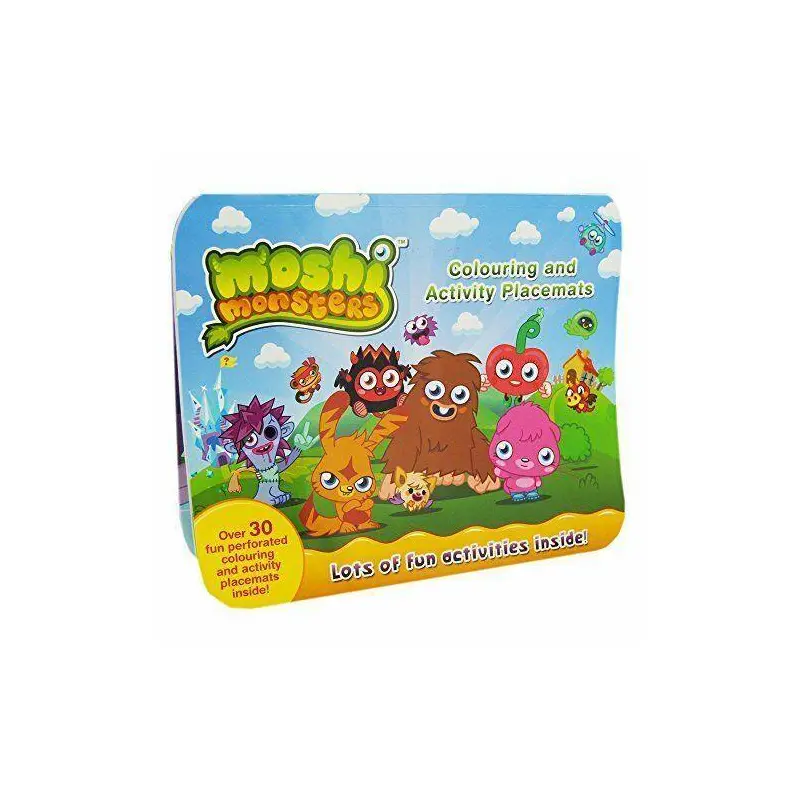 Moshi Monsters 2480 Colouring and Activity Placemats