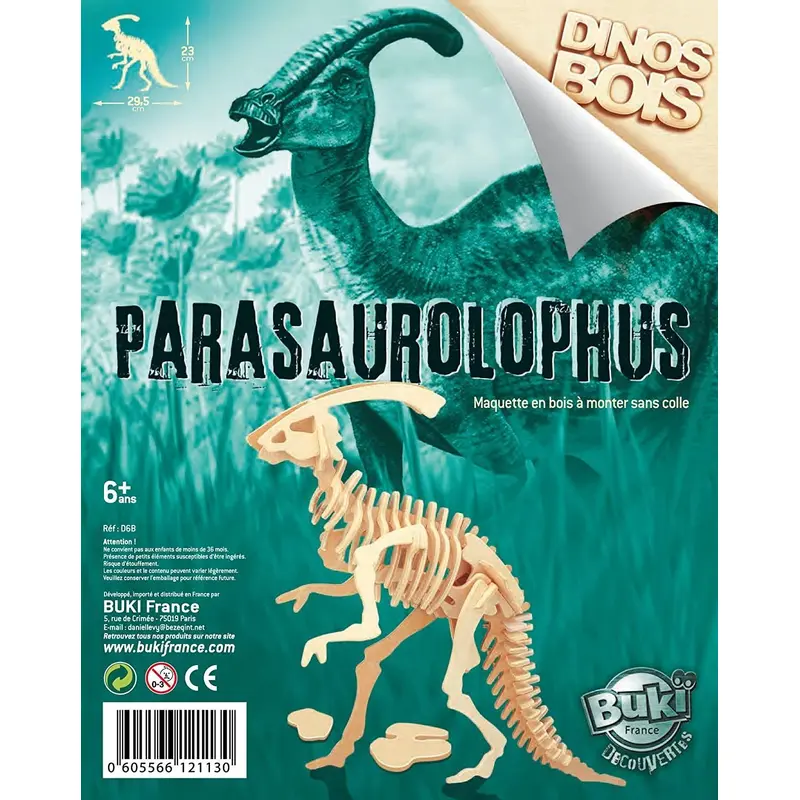 BUKI France Wooden Dino Dinosaur Activity Kit - Assorted