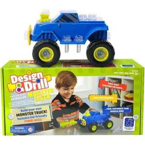 Educational Insights 4132 Design & Drill Monster Truck