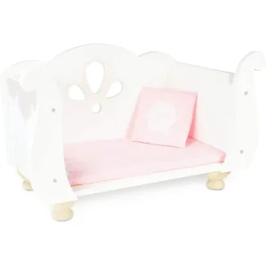 Le Toy Van Beautiful Sleigh Doll Cot