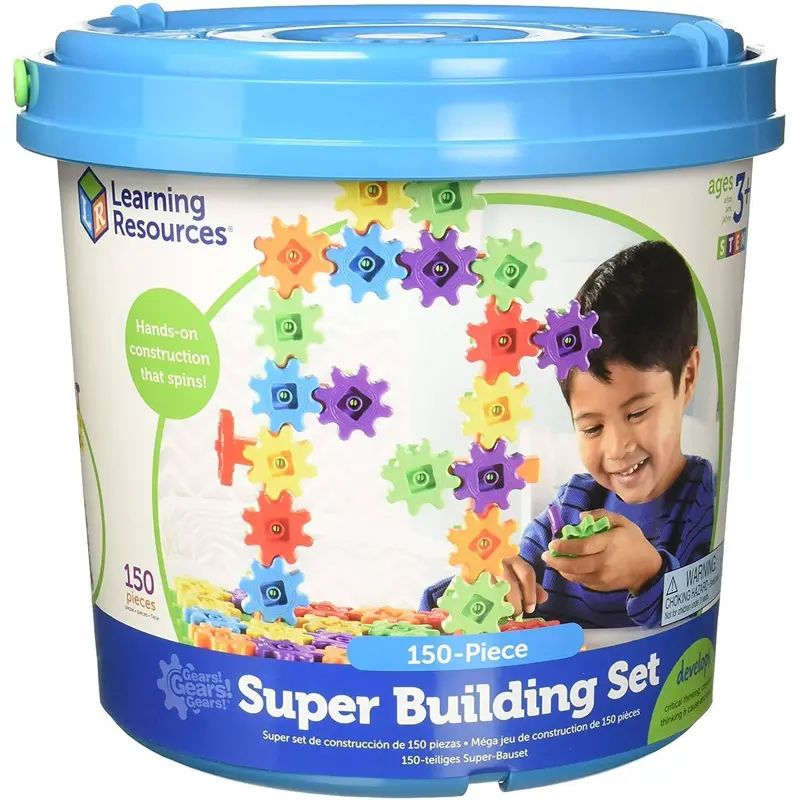 Learning Resources Gears! Super Building Set 150 Pieces