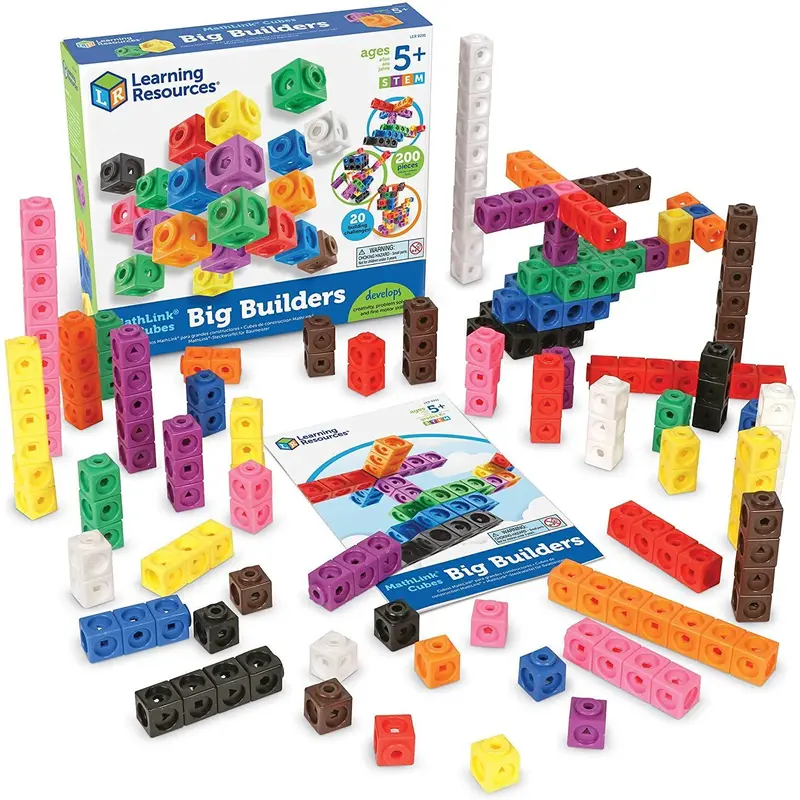Learning Resources Mathlink Cubes Big Builders