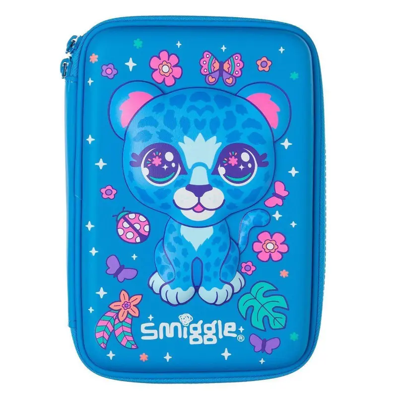 Smiggle Budz Character Hardtop Pencil Case, Cornflower Blue