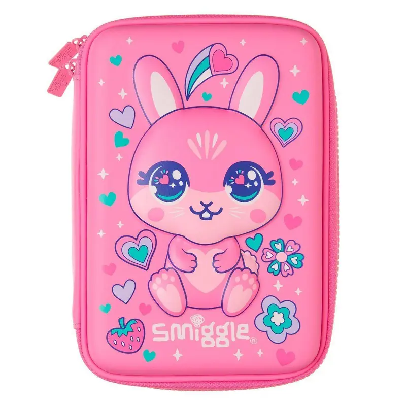 Smiggle Budz Character Hardtop Pencil Case, Pink