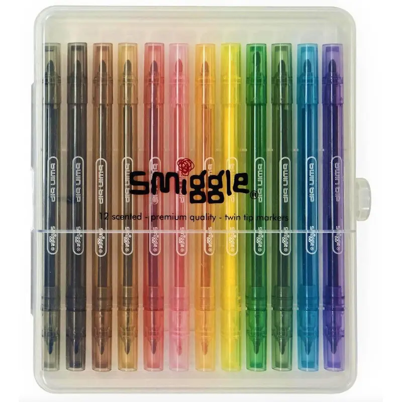Smiggle Twin Tip Scented Marker Pack X12