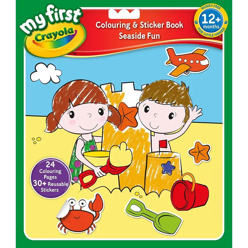 Crayola My First Crayola 10682 Sticker and Colour Book