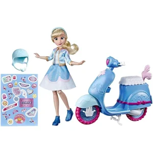 Disney Princess Comfy Squad Cinderella's Sweet Scooter, Fashion Doll