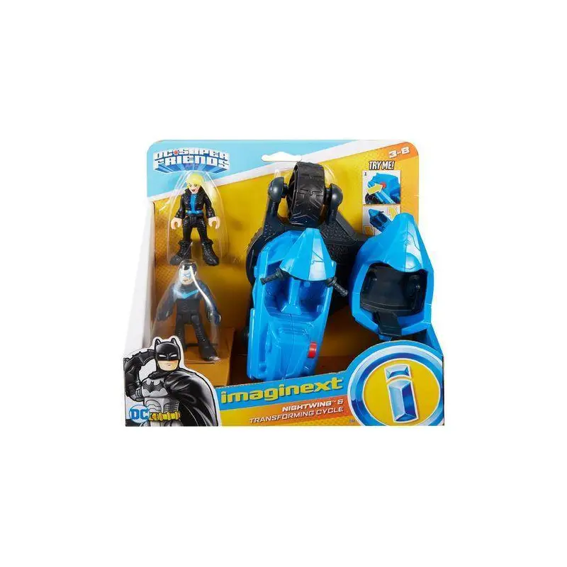 Imaginext DC Super Friends Nightwing & Transforming Cycle
