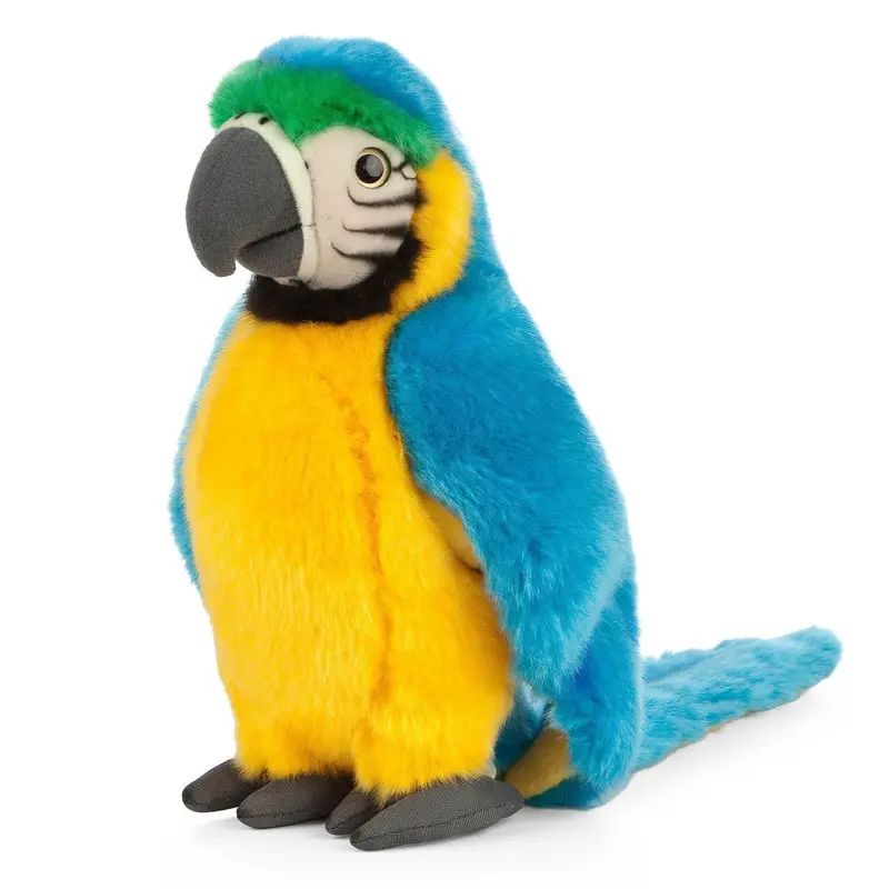 Living Nature AN470 Blue Macaw Parrot Soft Toy