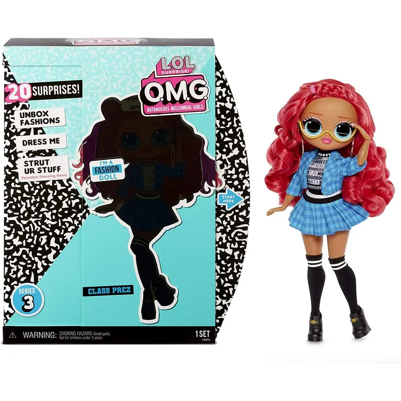 LOL Surprise! Collectable Fashion Dolls Class Prez - with 20 Surprises