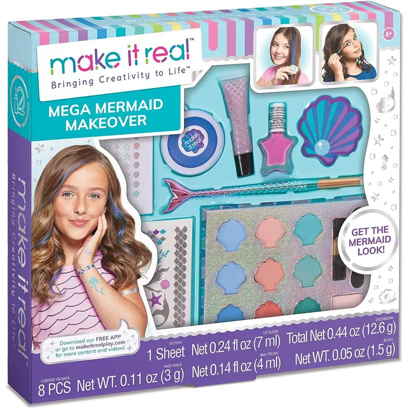 Make It Real 2460 Mega Mermaid Makeover Makeup Set