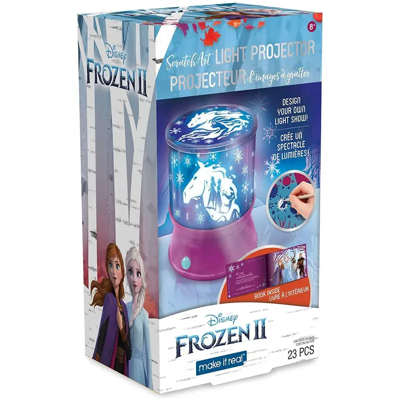 Make It Real 4324 Disney Frozen 2 Scratchart Light Projector