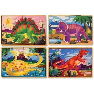 Melissa & Doug 13791 Dinosaurs Puzzles In A Box