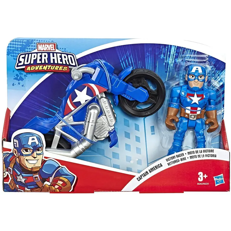 Playskool E6262ES0 Heroes Marvel Super Hero Adventures Captain America
