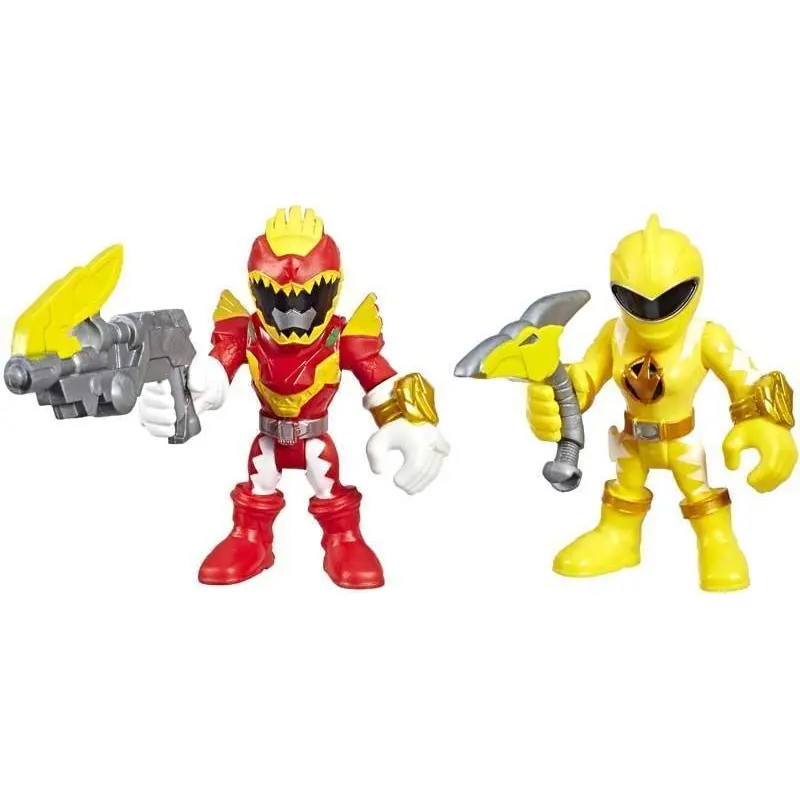 Power Rangers Playskool Heroes Figurines Red Ranger & Yellow Ranger 2-pack