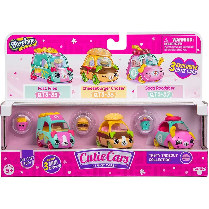Shopkins 57139 S3 3-pack Tasty Takeout