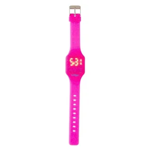 Smiggle 442917 Watch This Space Children's Digital Watch, Colour Pink