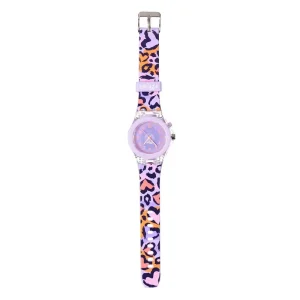 Smiggle Flow Light Time Flashing Watch Lilac