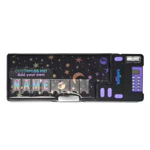 Smiggle Lunar Pop-out Id Pencil Case Black
