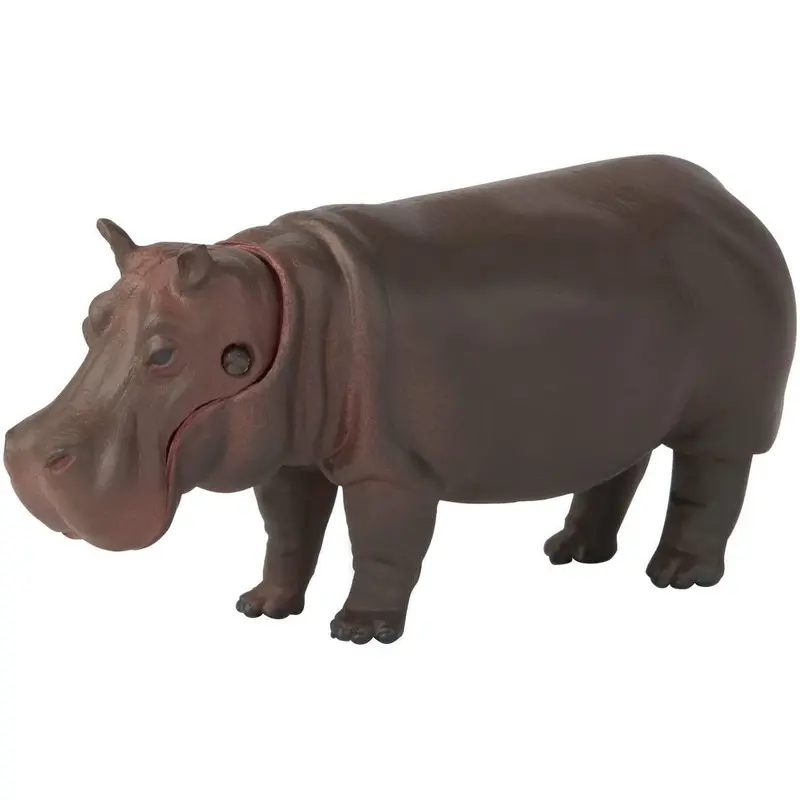 ANIA Hippo Hippopotamus Articulated Mini Figure