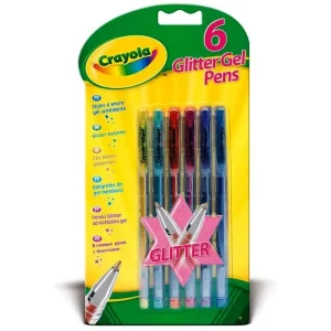 Crayola Glitter Gel Pens Pack of 6
