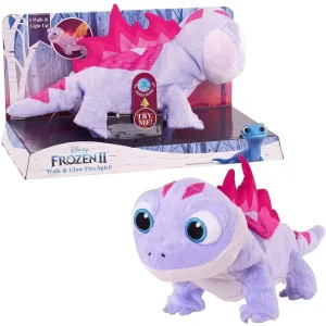 Disney Frozen Ii Walk & Glow Fire Spirit Walking Salamander Soft Toy