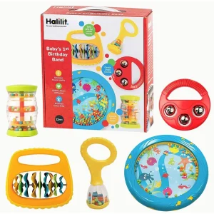 Halilit Baby's First Birthday Band Musical Instrument Gift Set