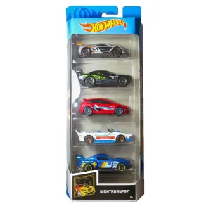 Hot Wheels Nightburnerz Set of 5 Diecast Cars