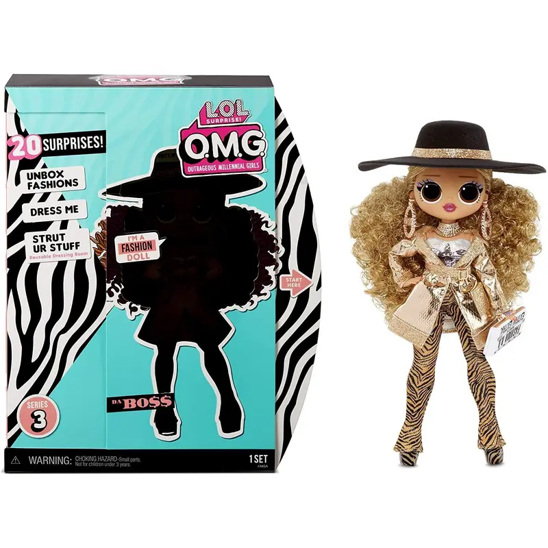 LOL Surprise! O.M.G. Da Boss Fashion Doll with 20 Surprises