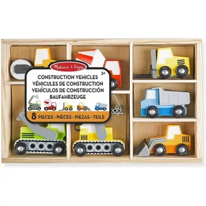 Melissa & Doug Wooden Construction Site Vehicles