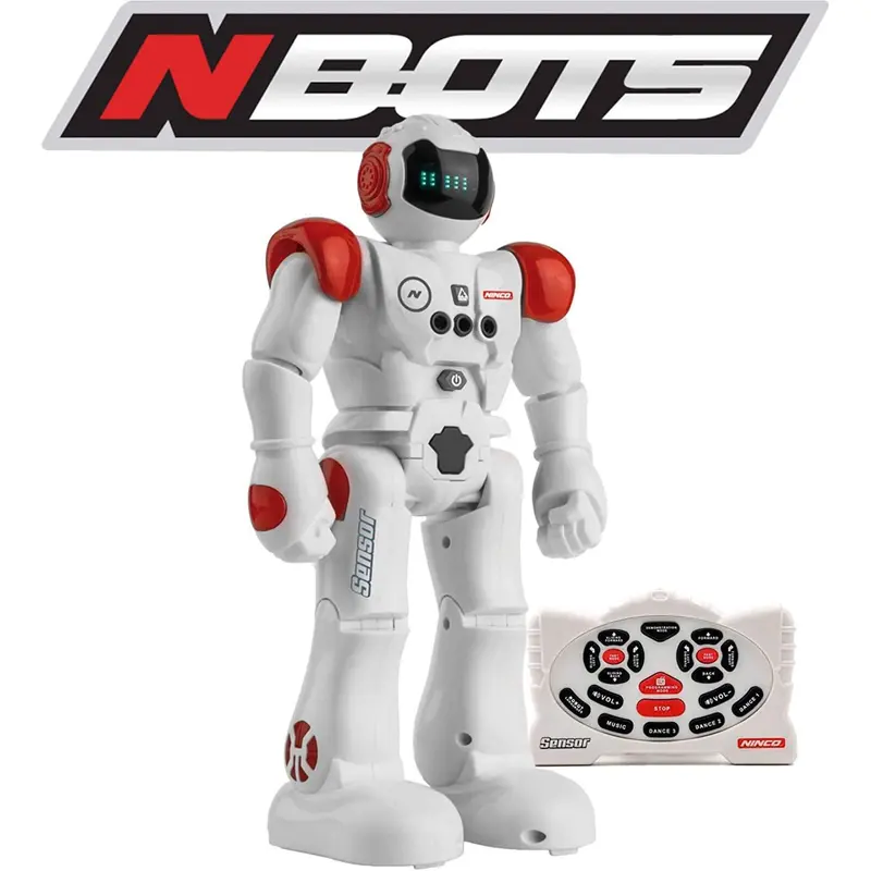 Ninco Sensor Robot 10043 Radio Control Programmable White and Red