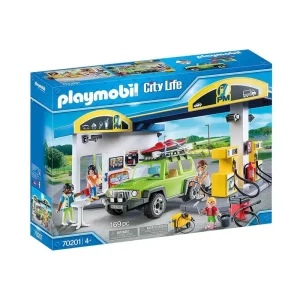 Playmobil 70201 Gas Station Playset