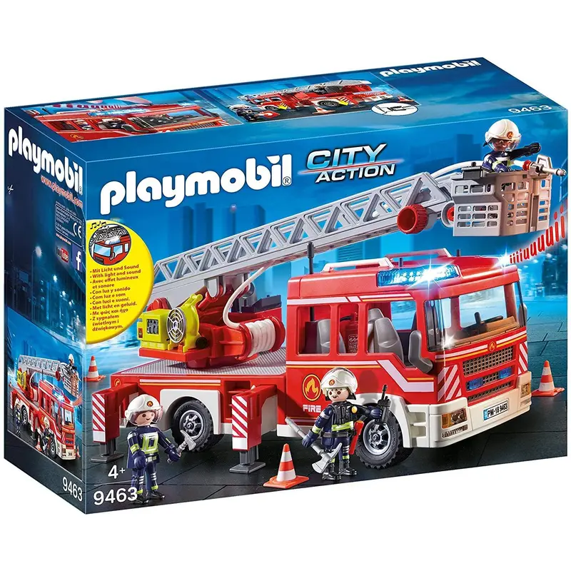 Playmobil 9463 Fire Ladder Unit Playset