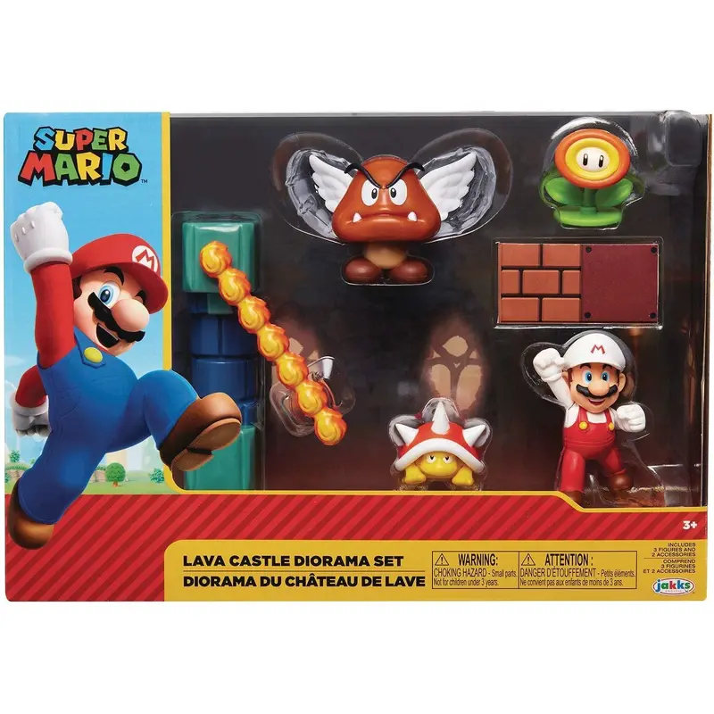 Super Mario JPA40015 Nintendo Lava Castle Playset