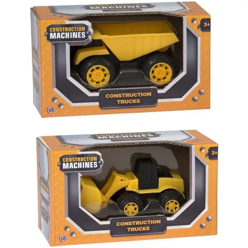 Construction Machines 4-inch Construction Trucks - Assortment