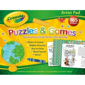 Crayola Artist Pad Puzzles & Games