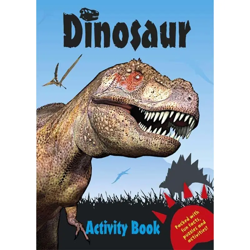 Dinosaur Activity Book - Blue