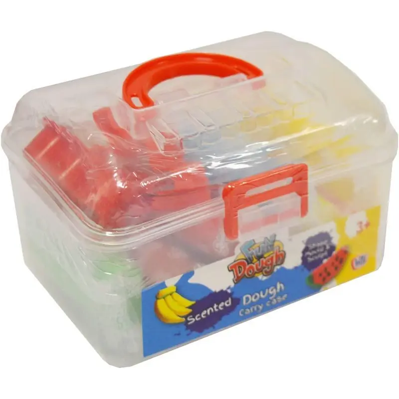Fun Dough Scented Carry Case Set with Doughs & Moulds