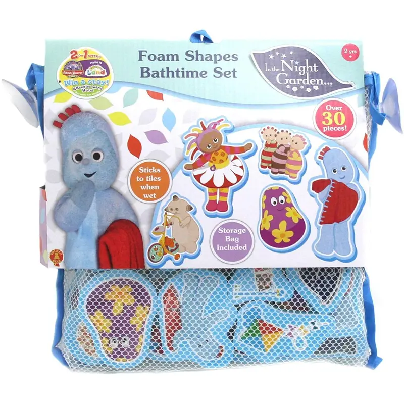 In The Night Garden 30 Foam Pieces Bath Set