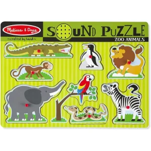 Melissa & Doug 10727 Zoo Animals Sound Puzzle