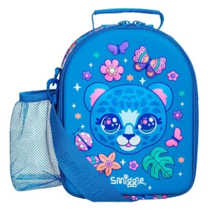 Smiggle Budz Hardtop Lunch Box with Strap - Cornflower Blue