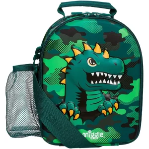 Smiggle Budz Hardtop School Lunchbox - Green Dinosaur