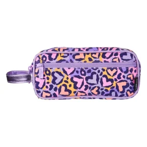 Smiggle Flow 3 In 1 Pencil Case - Lilac/orange