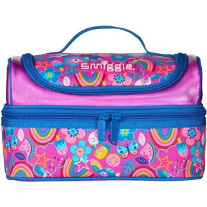 Smiggle Flow Double Decker Lunchbox - Pink