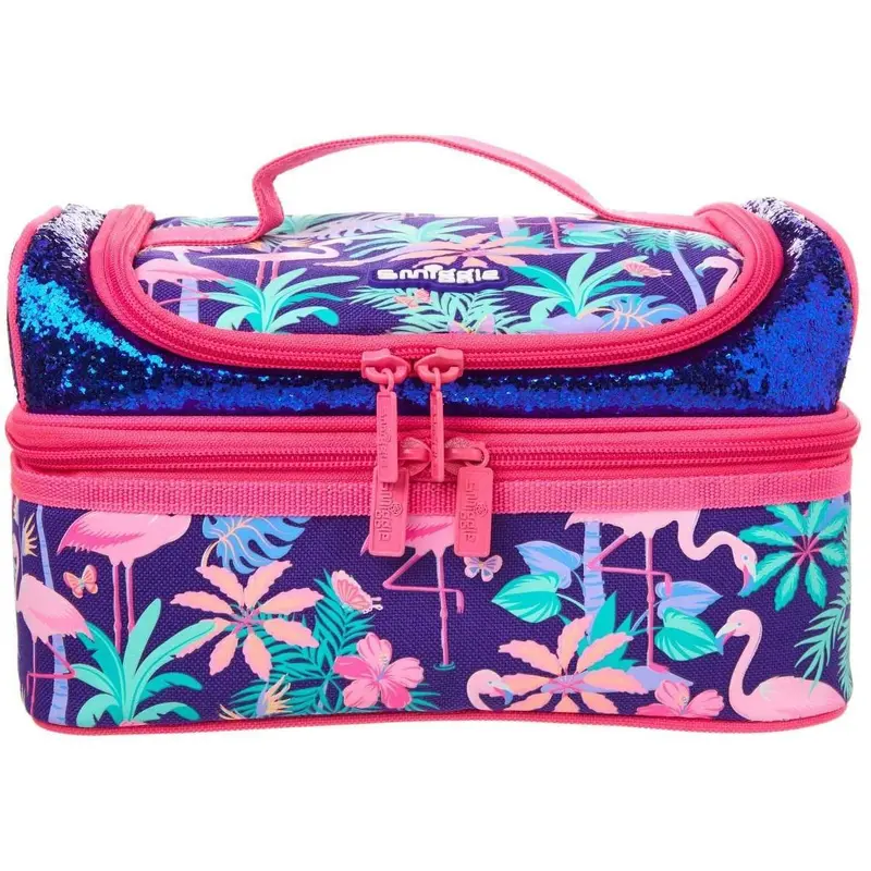 Smiggle Paradise Double Decker Lunchbox - Purple