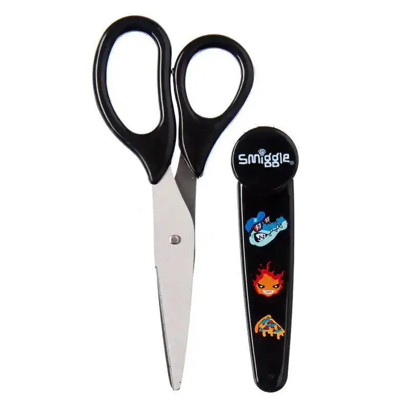 Smiggle Scissors - Stylin' with Safe Plastic Case